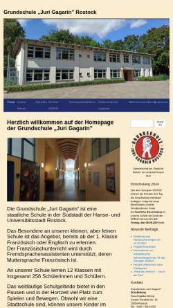 Vorschau der mobilen Webseite www.grundschule-juri-gagarin.de, Grundschule Juri Gagarin