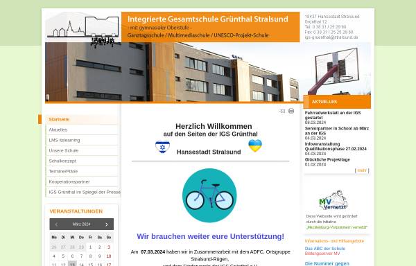 Vorschau von www.igs-gruenthal.de, IGS Grünthal
