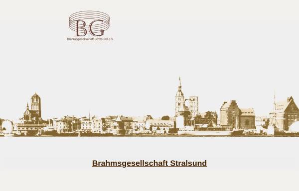 Vorschau von www.brahmsgesellschaft-stralsund.de, Brahmsgesellschaft Stralsund e. V.