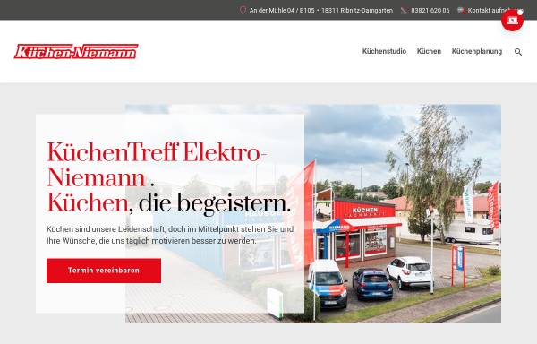Vorschau von www.elektroniemann.de, Elektro-Niemann Küchentreff