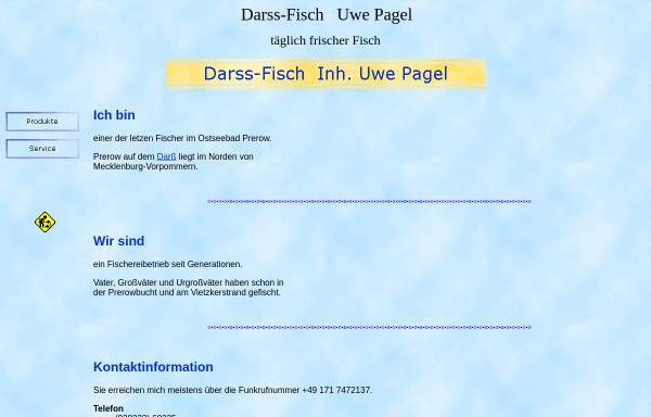 Vorschau von www.darss-fisch.de, Darss-Fisch, Inhaber Uwe Pagel