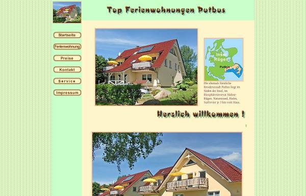 Vorschau von www.top-ferienwohnungen-putbus.de, Ferienwohnungen Familie Prieß