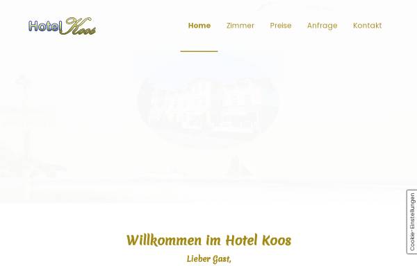 Vorschau von hotel-auf-ruegen.de, Hotel Koos und Restaurant Pommernstübchen