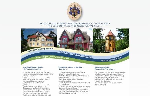 Vorschau von www.ruegen-ferienwohnung-pur.de, Villa Schulenburg