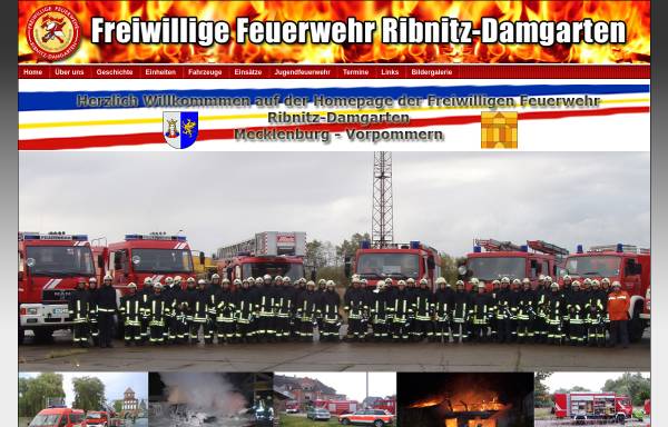 Vorschau von www.feuerwehr-ribnitz-damgarten.de, Freiwillige Feuerwehr Ribnitz-Damgarten