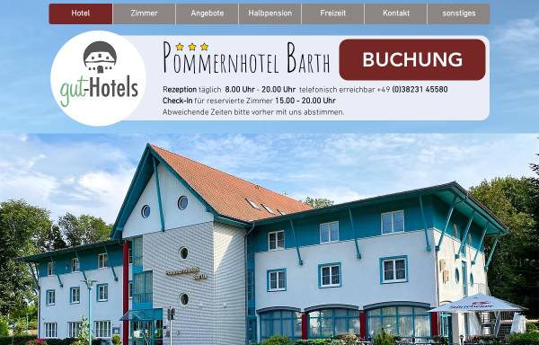 Vorschau von www.pommernhotel.de, Pommernhotel