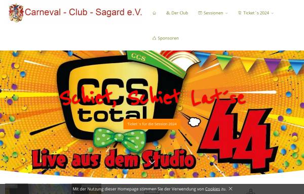 Vorschau von www.carneval-club-sagard.de, Carneval Club Sagard