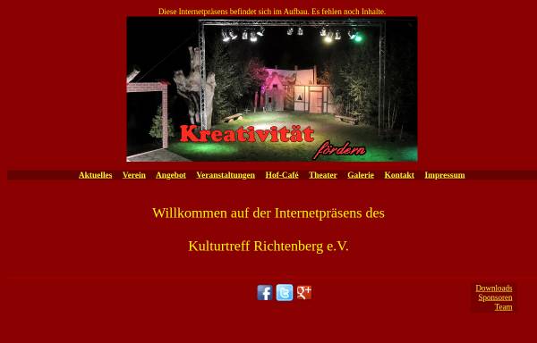 Vorschau von www.kulturtreff-richtenberg.de, Kulturtreff Richtenberg e. V.