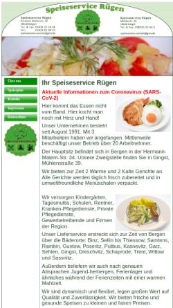Vorschau der mobilen Webseite www.beckers-speiseservice.de, Becker's Speiseservice