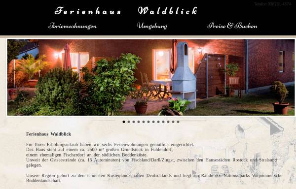 Vorschau von www.ferienhaus-hilli.de, Ferienhaus Waldblick