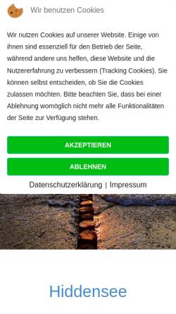 Vorschau der mobilen Webseite www.strandurlaub-hiddensee.de, Familie Schlott