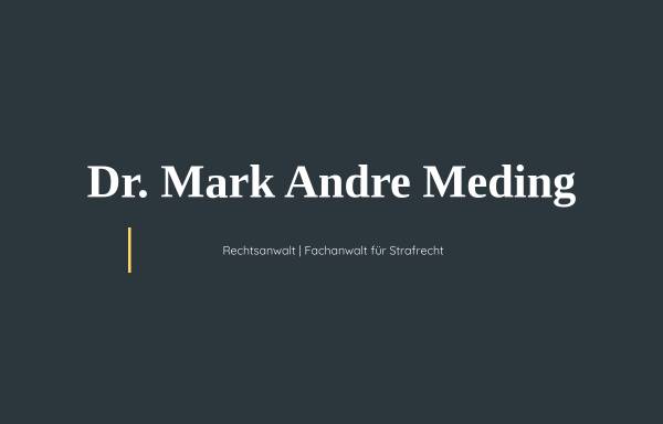 Vorschau von www.rechtsanwalt-meding.de, Meding, Mark Andre