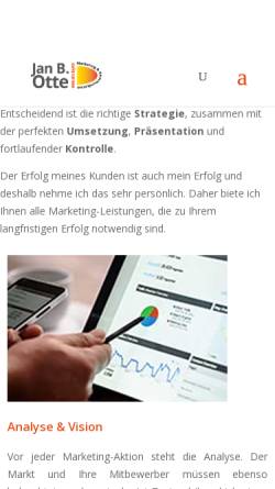 Vorschau der mobilen Webseite www.otte.bayern, Web-Based-Media, Jan B. Otte
