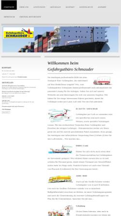 Vorschau der mobilen Webseite www.gefahrgut-schmauder.de, Gefahrgutbüro Schmauder