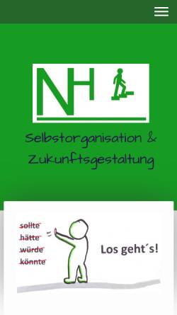 Vorschau der mobilen Webseite www.nlp-zentrum.de, NLP & Coaching Akademie Bielefeld, Nikolai Hotzan