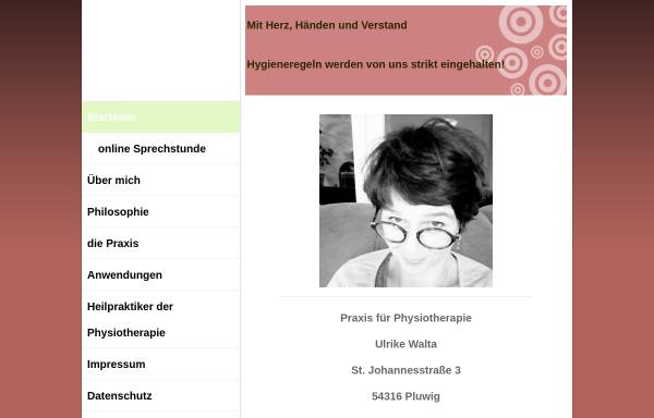 Vorschau von www.ulrikewalta.de, Walta, Ulrilke - Praxis für Physiotherapie