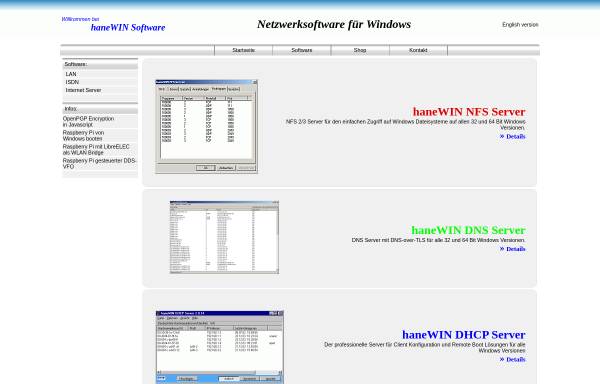 Vorschau von www.hanewin.de, Softwareentwicklung, IT-Consulting Dr. Herbert Hanewinkel