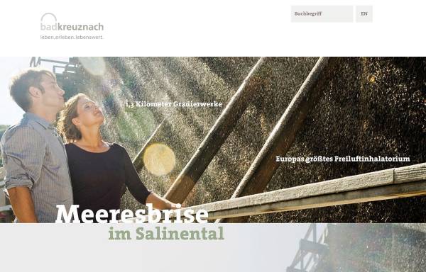 Vorschau von www.bad-kreuznach-tourist.de, Gesundheit und Tourismus für Bad Kreuznach