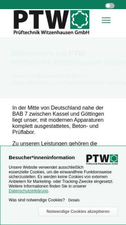 PTW - Prüftechnik Witzenhausen GmbH