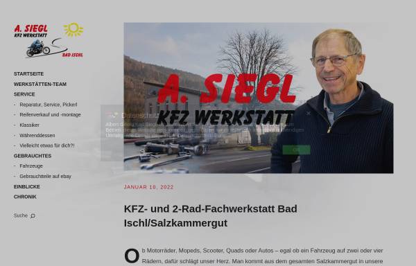 Vorschau von www.alisgarage.at, Siegl Albert Kfz-Reparaturen