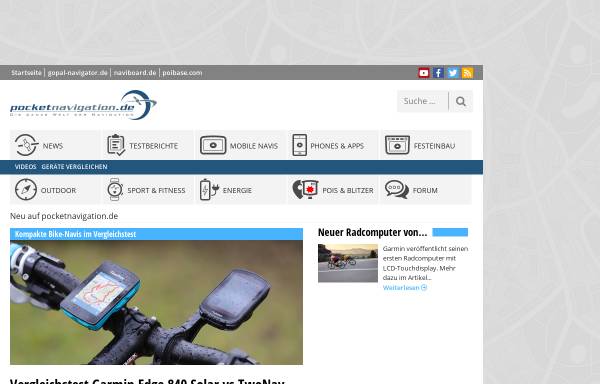 Vorschau von www.pocketnavigation.de, Pocketnavigation.de