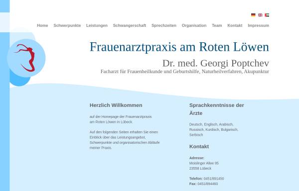 Vorschau von www.frauenarzt-luebeck.de, Poptchev, Dr. med. Georgi