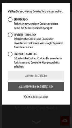 Vorschau der mobilen Webseite www.kommunikation-design.de, Kommunikation & Design
