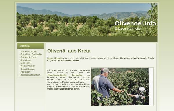 Vorschau von olivenoel.info, Olivenöl.info, Alexandra Drechou