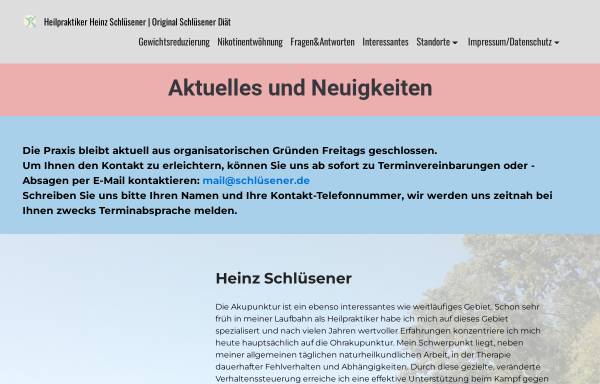 Vorschau von www.reduzierung.de, Schlüsener, Heinz