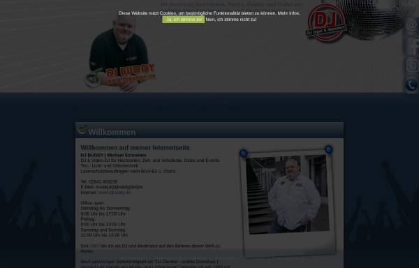 Vorschau von www.djbuddy.de, DJ Buddy