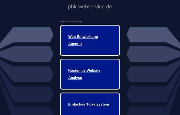 Vorschau von www.phk-webservice.de, Phk Webservices, Peter Helm