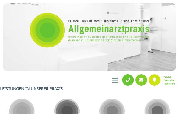 Vorschau von www.praxis-obere-waessere.de, Allgemeinarztpraxis Reutlingen