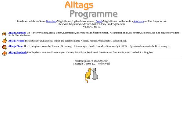 Vorschau von www.alltagsprogramme.de, Alltags-Programme
