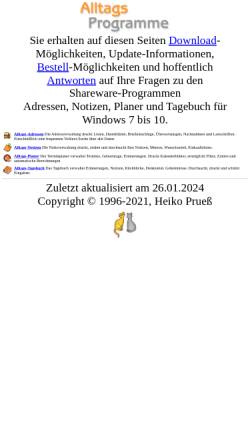 Vorschau der mobilen Webseite www.alltagsprogramme.de, Alltags-Programme