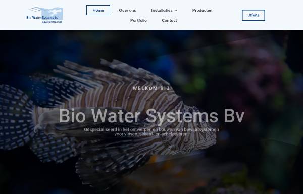 Vorschau von biowatersystems.nl, Bio Water Systems BV