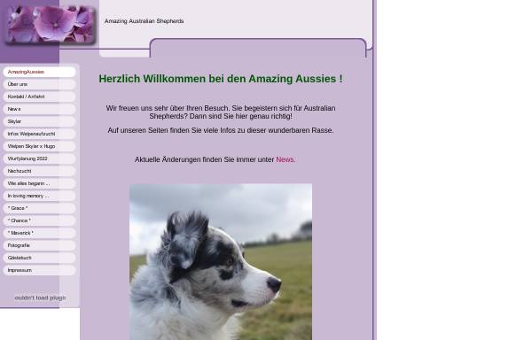 Vorschau von www.amazingaussies.de, Amazing Australian Shepherd