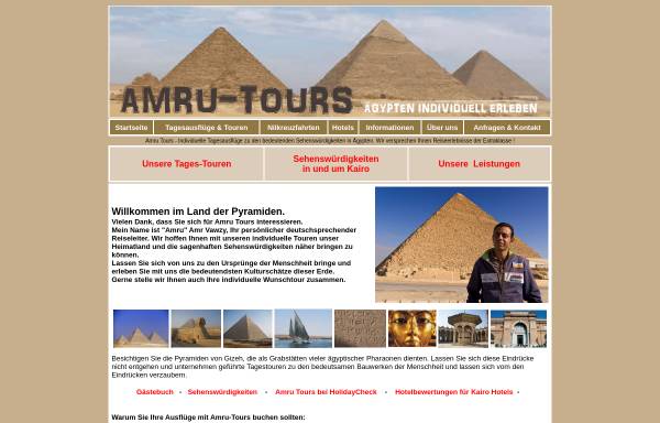 Vorschau von www.amru-tours.de, Amru Tours