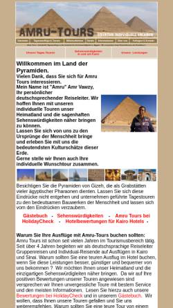 Vorschau der mobilen Webseite www.amru-tours.de, Amru Tours