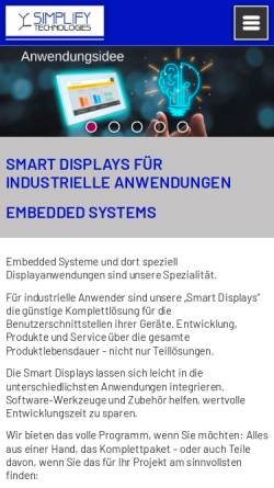 Vorschau der mobilen Webseite www.simplify-technologies.de, Simplify Technologies GmbH