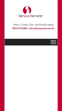 Vorschau der mobilen Webseite derpaarberater.de, Derpaarberater