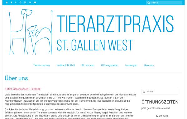 Vorschau von www.tierarzt-sg-west.ch, Tierarztpraxis St.Gallen West