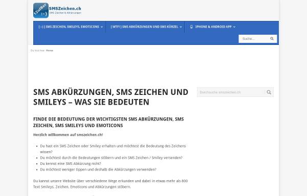 SMSZeichen.ch