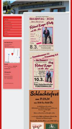 Vorschau der mobilen Webseite www.zum-ketschendorfer.de, Restaurant 