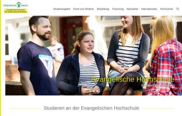 Vorschau von www.ev-hochschule-hh.de, Ev. Hochschule für Soziale Arbeit & Diakonie