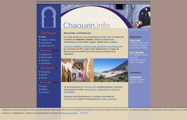 Vorschau von www.chaouen.info, Chaouen Info
