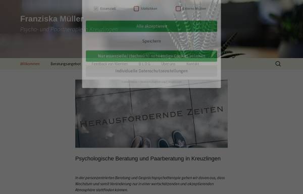 Vorschau von www.beratungspraxis-mueller.ch, Franziska Müller - Institut für Beratung und Gesundheit