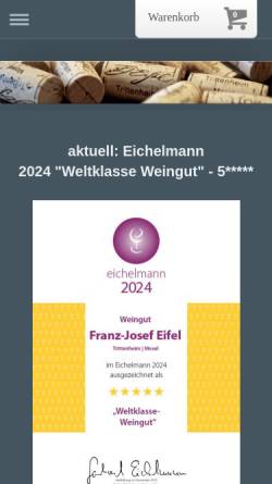 Vorschau der mobilen Webseite www.fjeifel.de, Franz-Josef Eifel