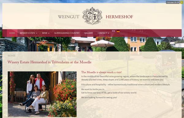 Vorschau von www.hermeshof.de, Weingut Hermeshof