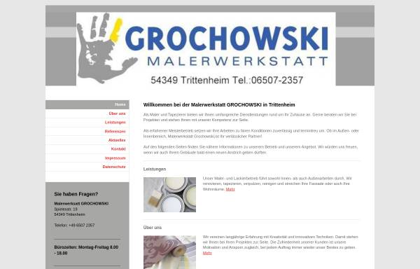 Vorschau von www.b-grochowski.de, Malerwerkstatt Grochowski