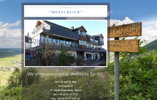 Vorschau von www.moselblick-trittenheim.de, Gästehaus Moselblick